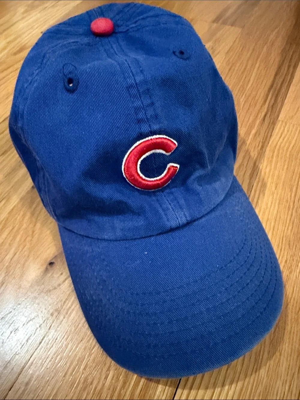 Chicago Cups Kids Blue Baseball Cap with Red 'C' Logo One Size